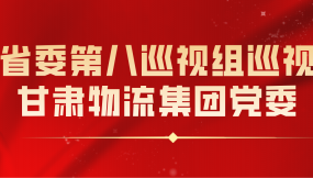  省委第八巡视组巡视甘肃省国际物流集团有限公司党委工作动员会召开