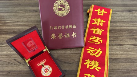 甘肃物流集团吴消滔同志获评“甘肃省劳动模范”